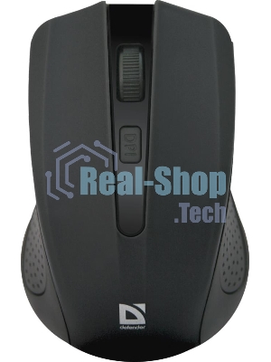 Мышь беспроводная Defender Accura MM-935 черный, 1600 dpi, радиоканал, USB, кнопки - 4
