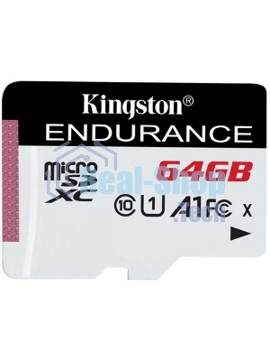 Флеш карта microSD 64Gb Kingston microSDНC Class 10 A1 UHS-I Endurance 95R/30W Card Only