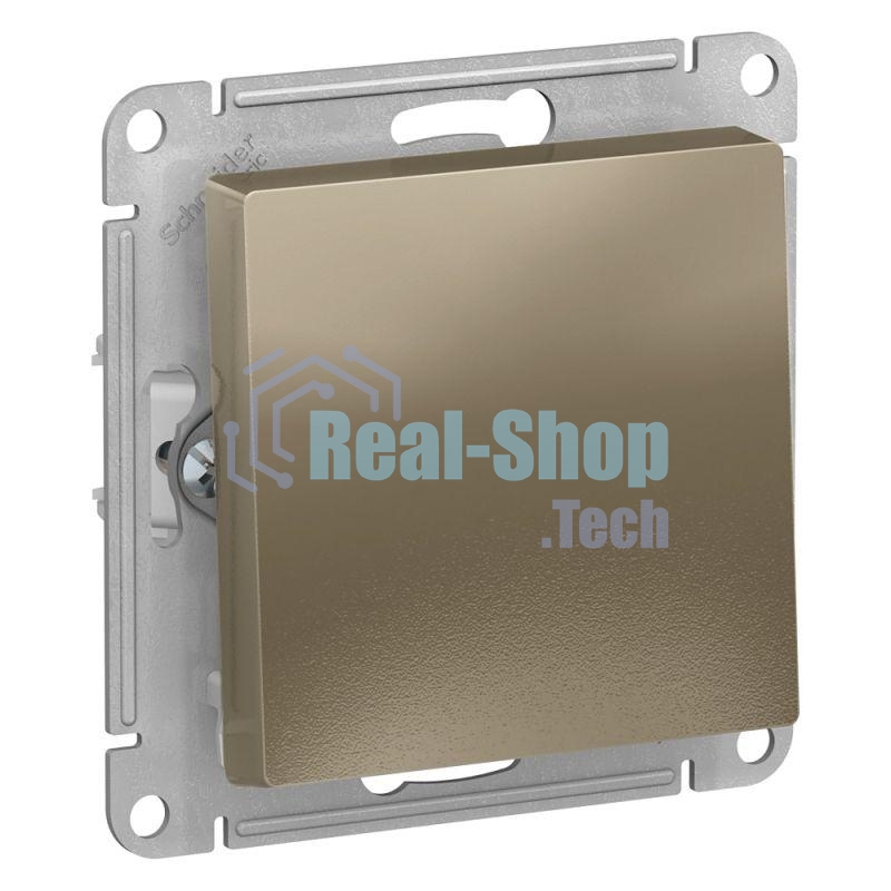Механизм выключателя 1-кл. AtlasDesign (сх.1) 10АХ шампань SchE ATN000511