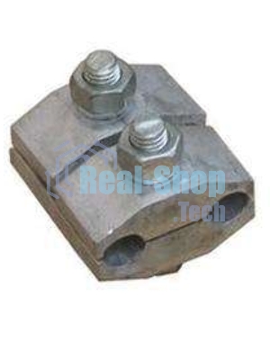 Зажим плашечный ПА-2-2А (2-х болт.) Электрофарфор 00000024