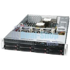 Серверная платформа Supermicro SYS-620P-TR 2U noCPU(2)3rd GenScalable/TDP 270W/no DIMM(18)/SATARAID HDD(8)LFF/2x1GbE/1200W