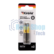 Бита для шуруповерта Kranz Torx T27х50 мм (2 шт./уп.)