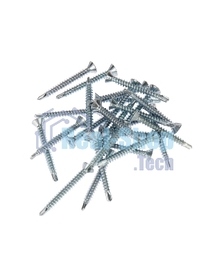 Саморез оконный Kranz сверло, 3.9х35, белый цинк, упаковка поставщика (8 000 шт.)