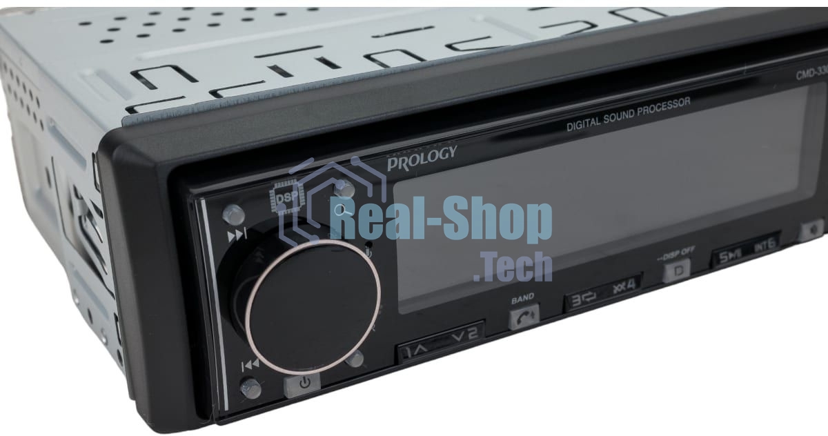 Автомагнитола Prology CMD-330, 1 DIN, Bluetooth, USB Type-A, AUX, пульт ДУ