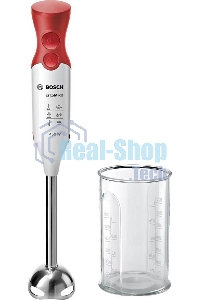 Блендер погружной Bosch MSM64110 450Вт белый/красный