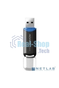 Флешка USB ADATA C906 (AC906-32G-RBK), 32Gb, USB 2.0, R/W 15/5, черный/синий