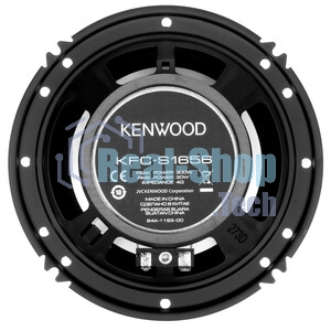 Колонки автомобильные Kenwood KFC-S1656 330Вт 87дБ 4Ом 16см (6.5дюйм) (ком.:2кол.) коаксиальные двухполосные