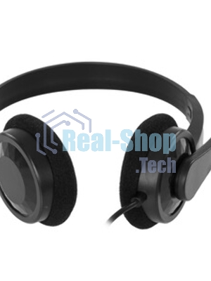 Гарнитура Oklick HS-M600 чёрный, проводная, 3.5 мм