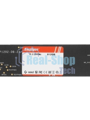Накопитель SSD KingSpec NE-512, 512Gb, M.2 2280, PCIe 3.0 x4, NVMe, R/W 2400/1700
