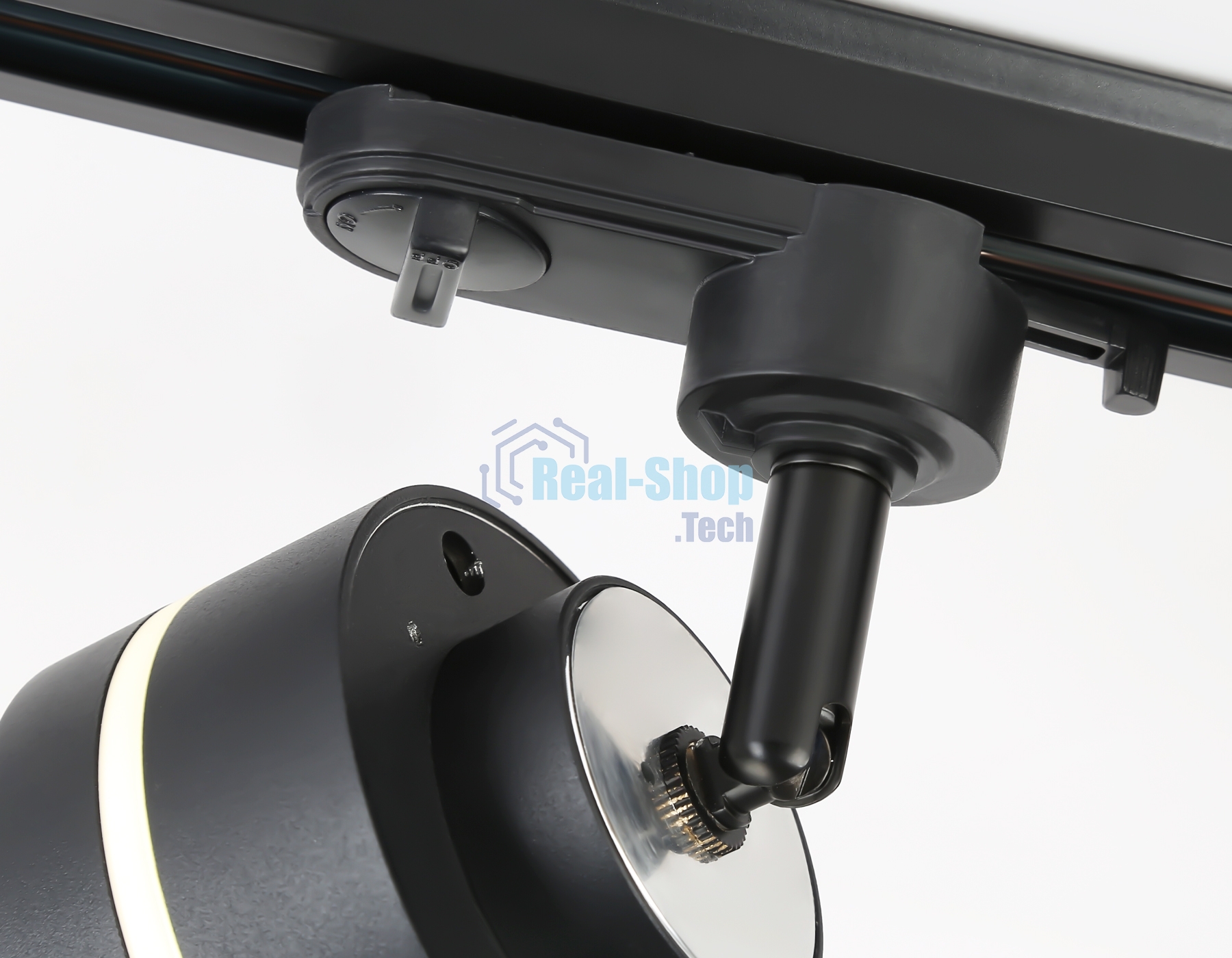 Трековый светильник Ambrella light GL5385 BK/FR черный/белый матовый GX53 max 12W