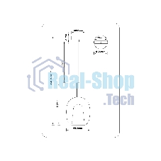Подвесной светильник Ambrella light LH11123 BK/WH/SM черный/белый/дымчатый E27 max 60W D175*310