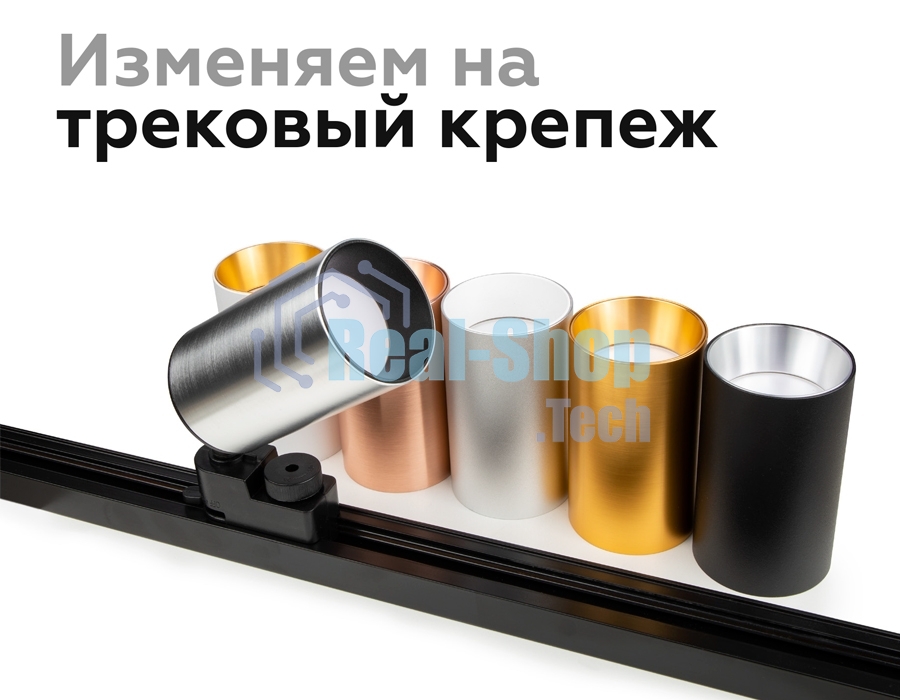 Насадка для корпуса светильника N6113 PYG золото желтое полированное D60*H30mm Out0mm MR16