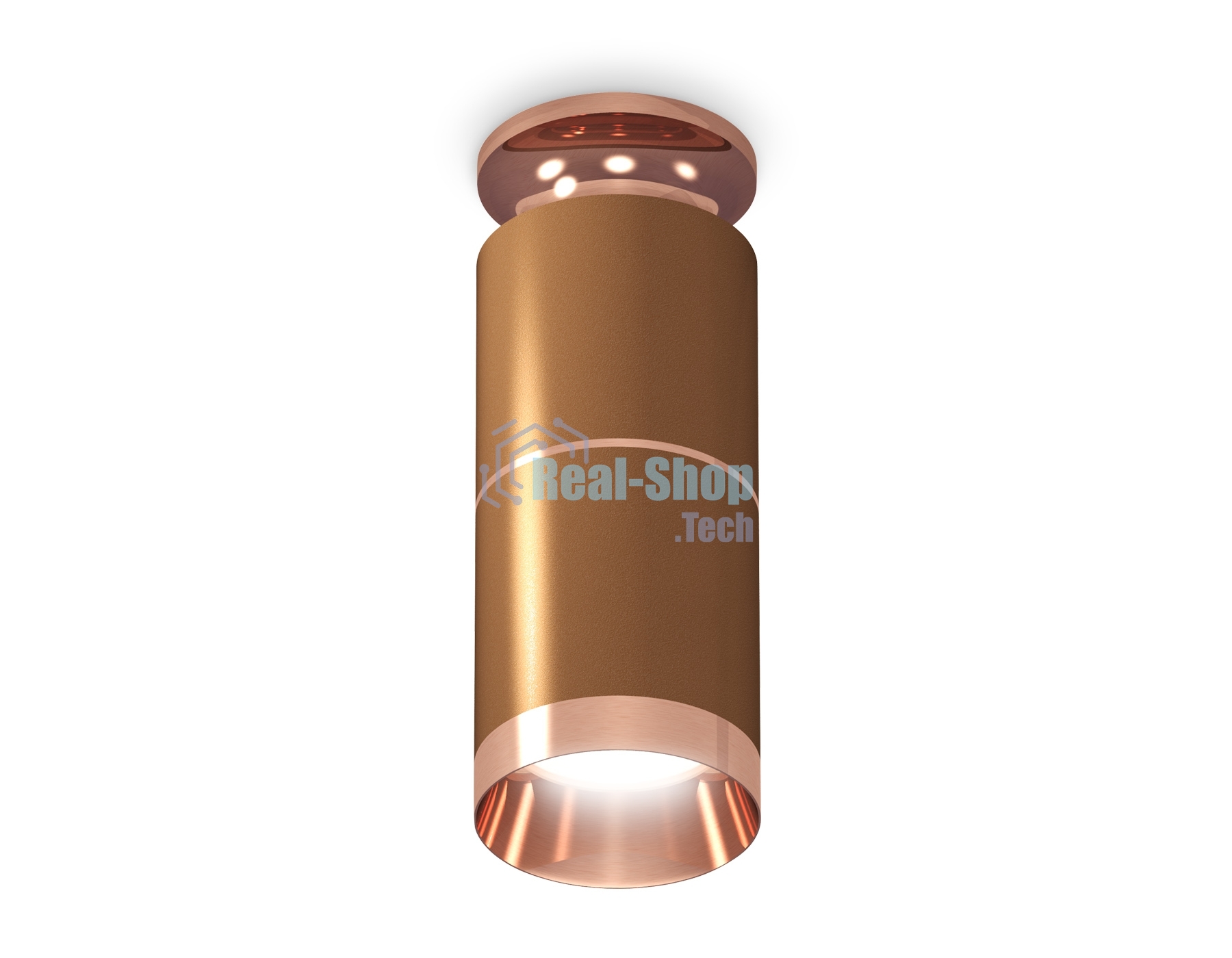 Светильник Ambrella Light XS6304210 SCF/PPG кофе песок/золото розовое полированное MR16 GU5.3 (N6906, C6304, A2063, N6135)