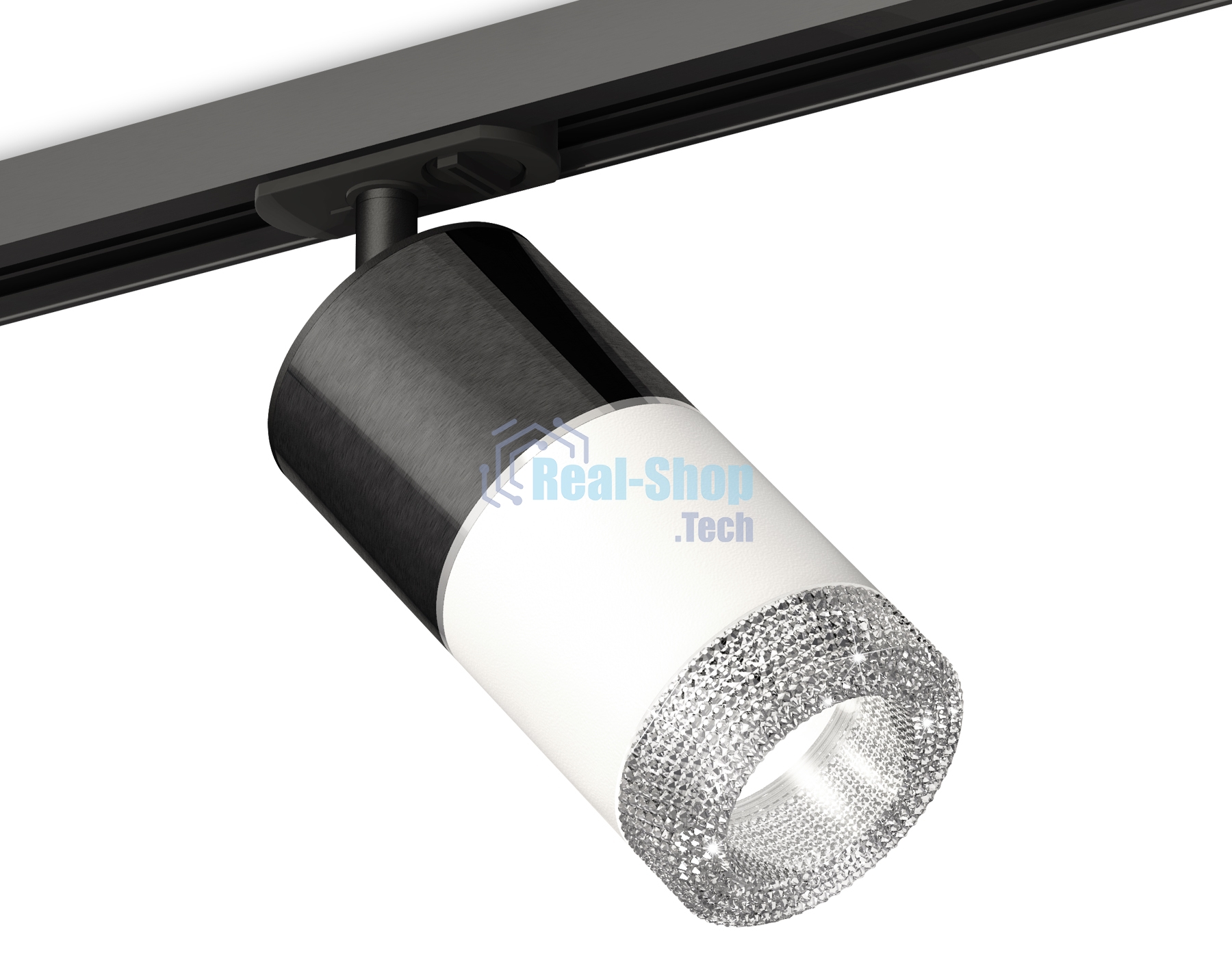 Светильник Ambrella light XT7401051 SWH/DCH/CL/SBK белый песок/черный хром/прозрачный/черный песок MR16 GU5.3
