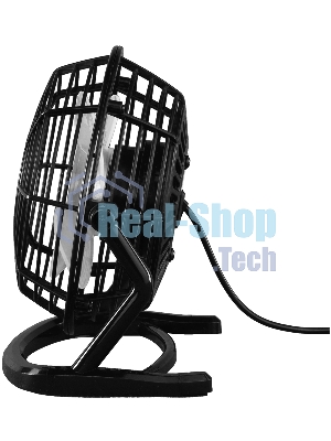 Вентилятор Rix RDF-1500USB чёрный, настольный, 2.5 Вт, 1 скорость, 10 см