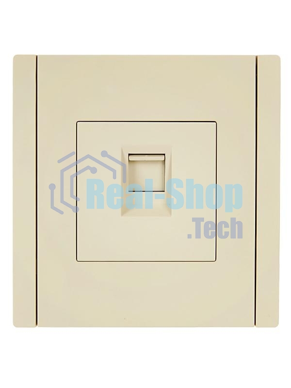 Розетка компьютерная IEK FORTE&PIANO FP432 RJ45 кат.5E ваниль