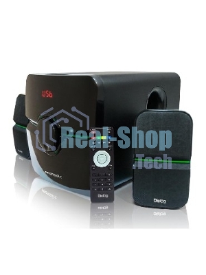 Акустическая система Dialog Progressive AP-203 черный 2.1, 18W+2*10W RMS, USB+SD reade