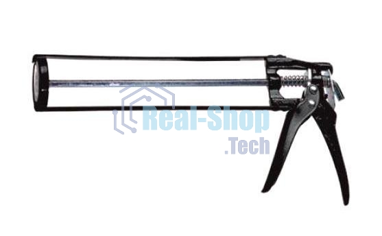 Пистолет для герметика Sparta 310мл ''скелетный'' усиленный с фиксатором 6-гранный шток 6 мм