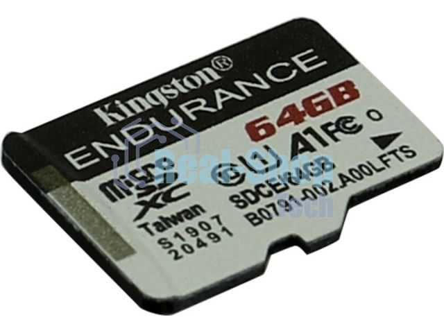 Флеш карта microSD 64Gb Kingston microSDНC Class 10 A1 UHS-I Endurance 95R/30W Card Only