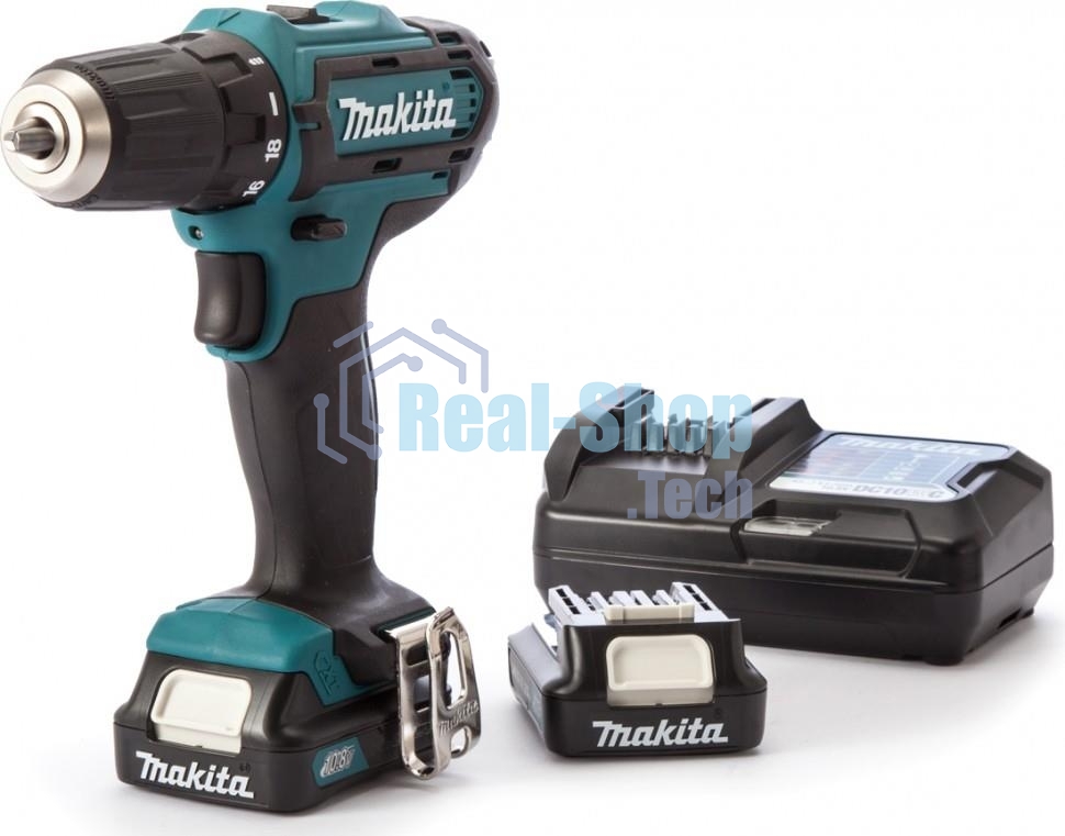 Дрель-шуруповерт аккумуляторная Makita DF333DWYE Аккумуляторная, Кейс