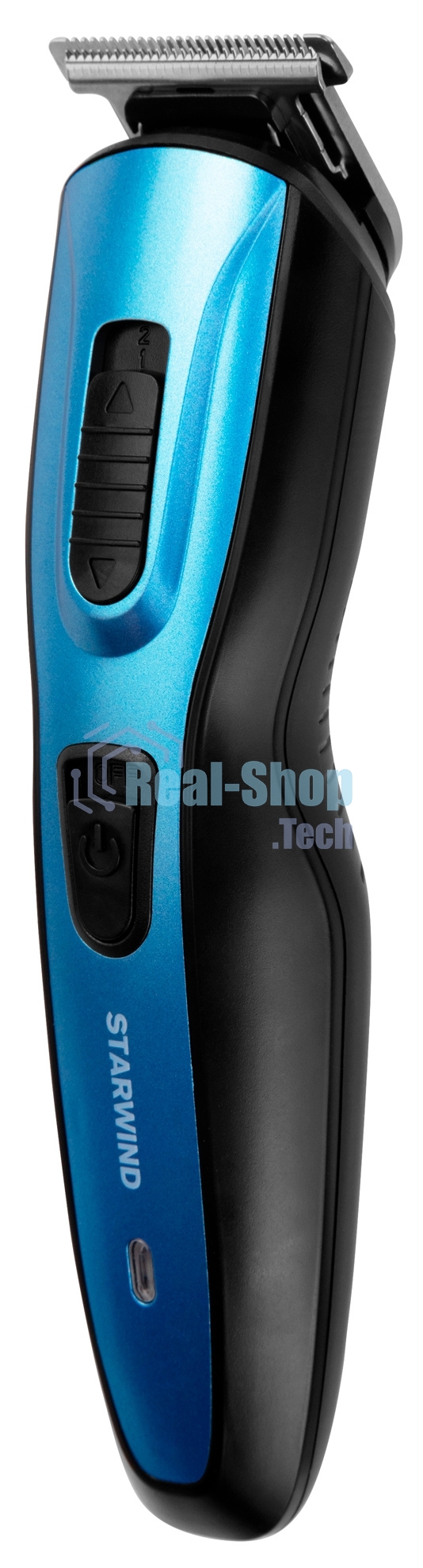 Машинка для стрижки Starwind SHC 4379 синий/черный 3Вт (насадок в компл:8шт)