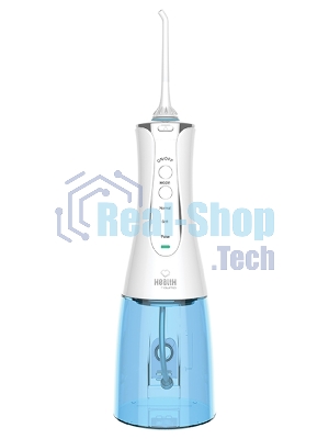 Портативный ирригатор полости рта Qumo Health Portable Irrigator P1 (QHI-1), белый, 320 мл., макс 890 кПа, Li-ion 1400 мА-ч