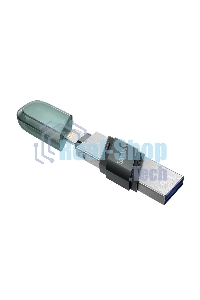 Флешка USB Sandisk 128Gb iXpand Flip SDIX90N-128G-GN6NE USB3.1 зеленый/серебристый