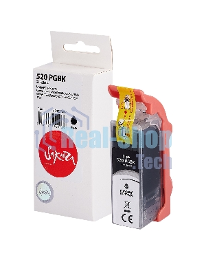 Картридж струйный Sakura 2932B004 (520 PG Black) для Canon, черный, 16 мл., 340 к.