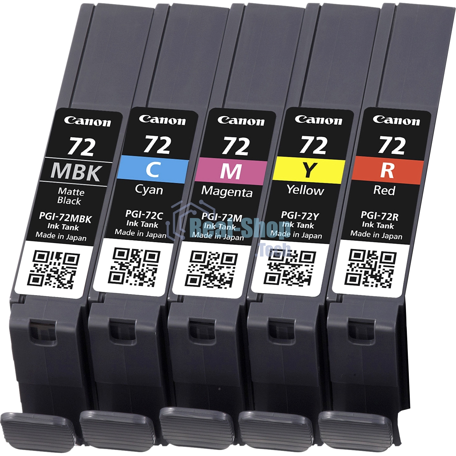 Картридж струйный CANON PGI-72 MBK/C/M/Y/R MULTIPACK (1640 стр. 13 мл) для CANON PRO-10