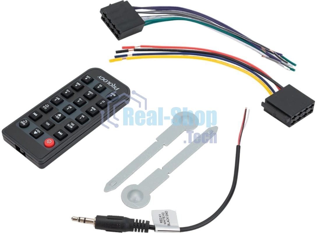 Автомагнитола Prology CMD-330, 1 DIN, Bluetooth, USB Type-A, AUX, пульт ДУ
