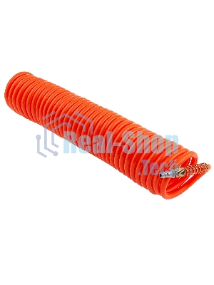 Шланг спиральный воздушный Stels 8х12 мм, 18 бар, с быстросъемными соединениями, 10 м
