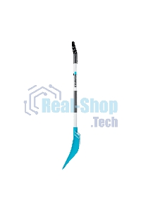 Лопата для уборки снега,полипропилен,350х405х1300мм,алюминиевый черенок,ПВХ накладка, LUXE Palisad