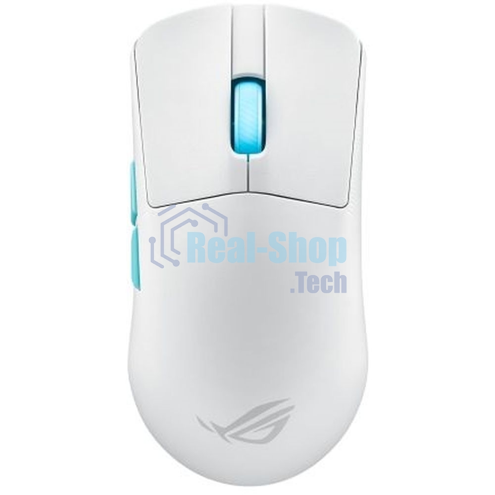Мышь беспроводная/проводная ASUS ROG Harpe Ace Aim Lab Edition белый, 36000 dpi, радиоканал, Bluetooth, USB, кнопки - 5