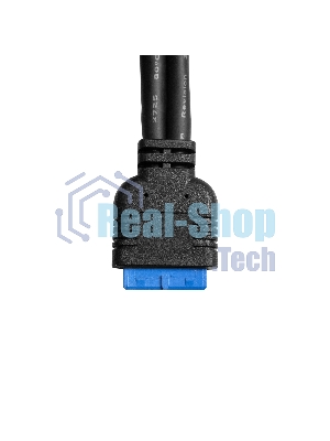 Планка портов в корпус Type-C ExeGate BrctUSB3-1C (USB 3.2 Gen1 20pin (IDC 20pin F) --> USB 3.2 Gen1 Type-Cf, кабель 30 см)
