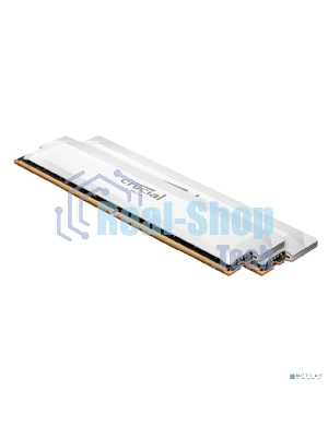 Оперативная память Crucial Pro Gaming by Micron, DDR5, 64GB (2x32GB), 6400 MHz, CL40, с радиатором, белый