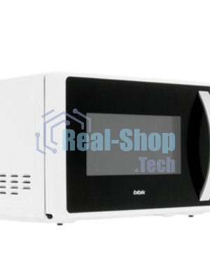 Микроволновая печь BBK 20MWS-711M/WS C белый/серебристый, 20 л, 700 Вт, переключатели - поворотный механизм