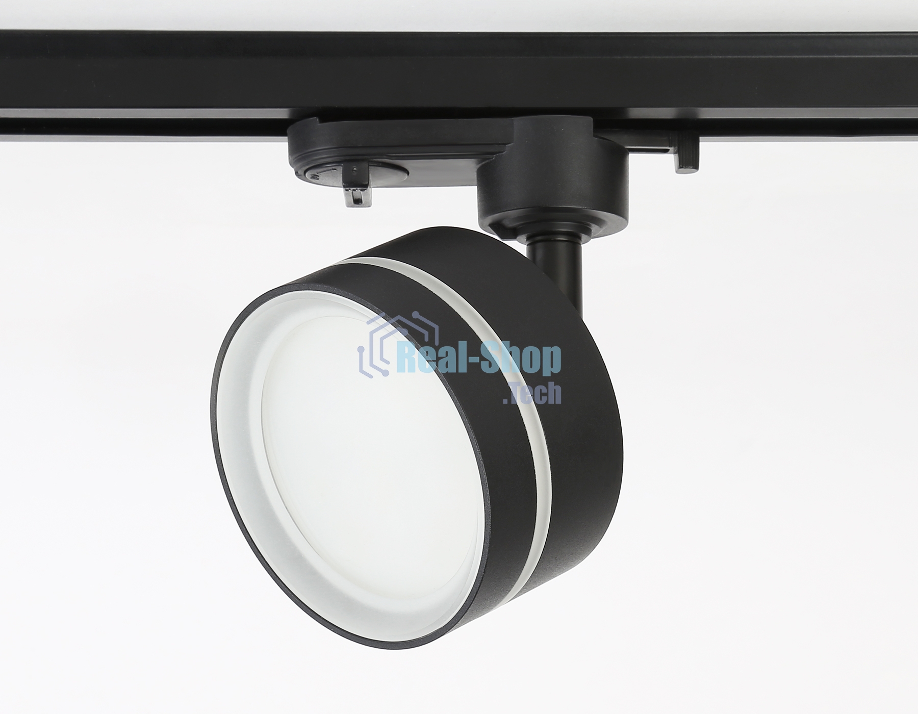 Трековый светильник Ambrella light GL5385 BK/FR черный/белый матовый GX53 max 12W