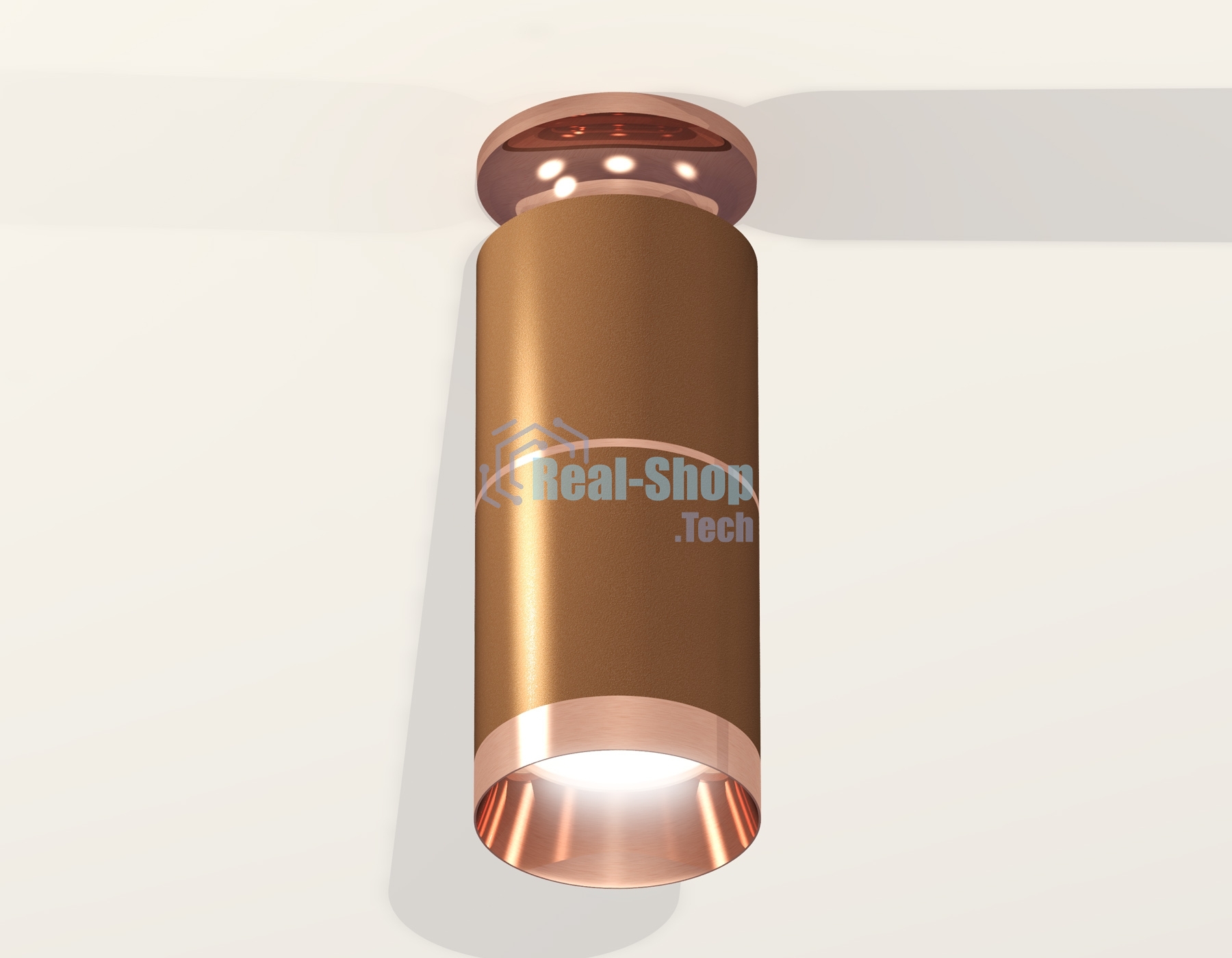 Светильник Ambrella Light XS6304210 SCF/PPG кофе песок/золото розовое полированное MR16 GU5.3 (N6906, C6304, A2063, N6135)