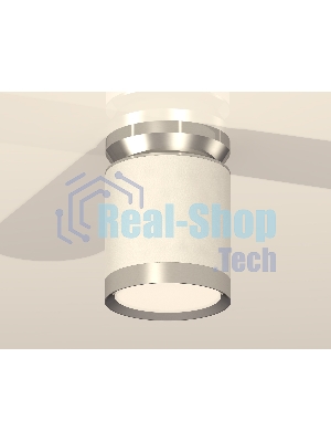 Светильник Ambrella Light XS8141025 SWH/PSL белый песок/серебро полированное GX53 (N8904, C8141, N8118)