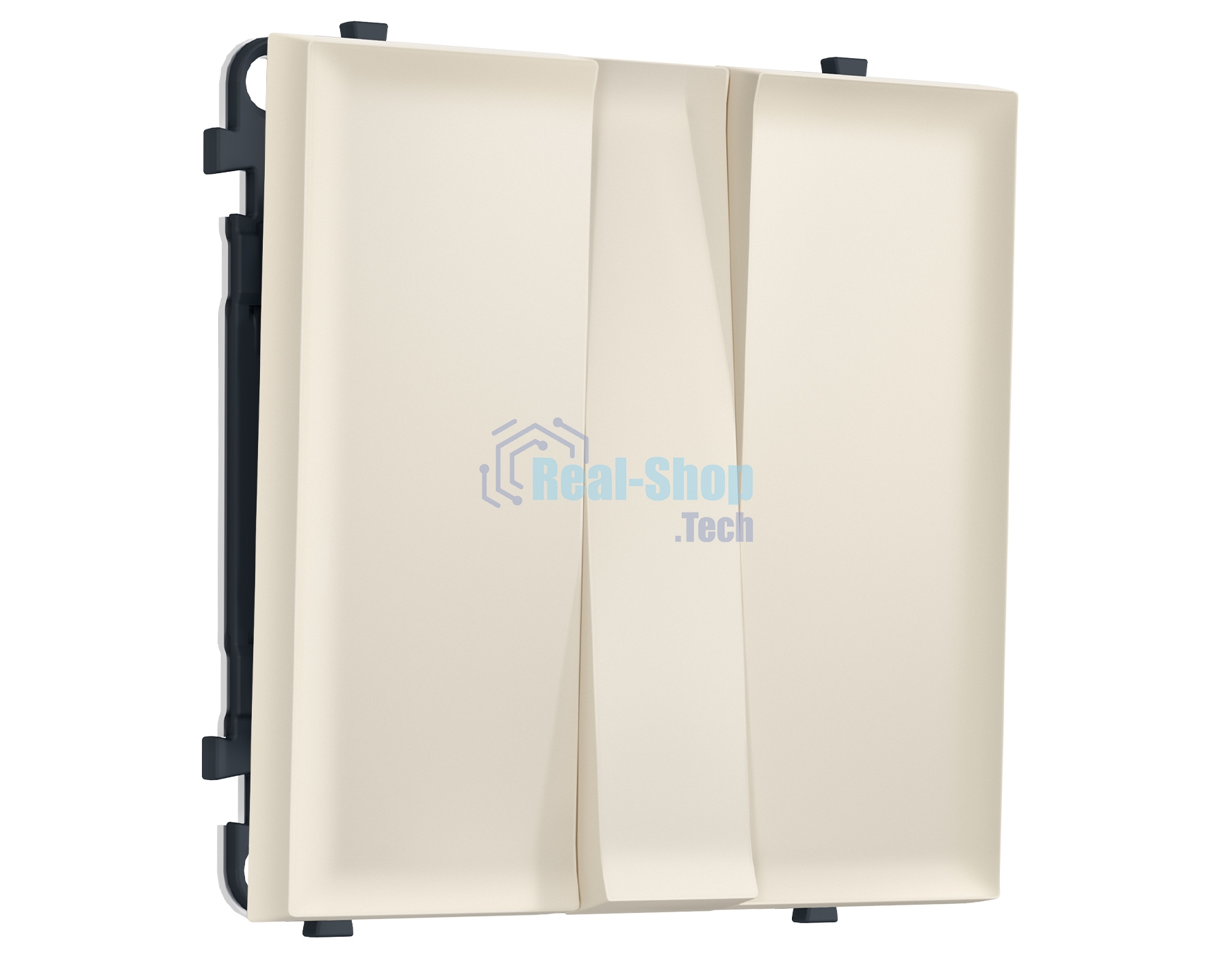 Комплект механизма 3-кл выключателя SIGMA Бежевый матовый 10A-250V QUANT PRO (SP3250, PR133)