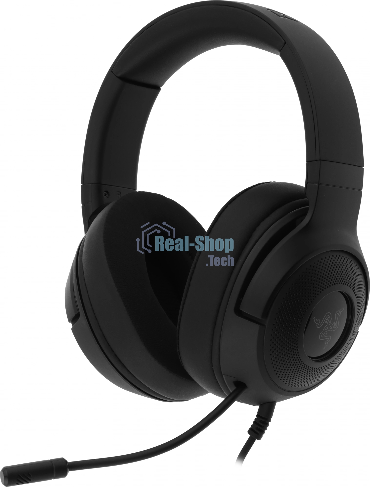 Гарнитура Razer Kraken V3 X (2022) чёрный, проводная, USB, подсветка