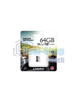 Флеш карта microSD 64Gb Kingston microSDНC Class 10 A1 UHS-I Endurance 95R/30W Card Only