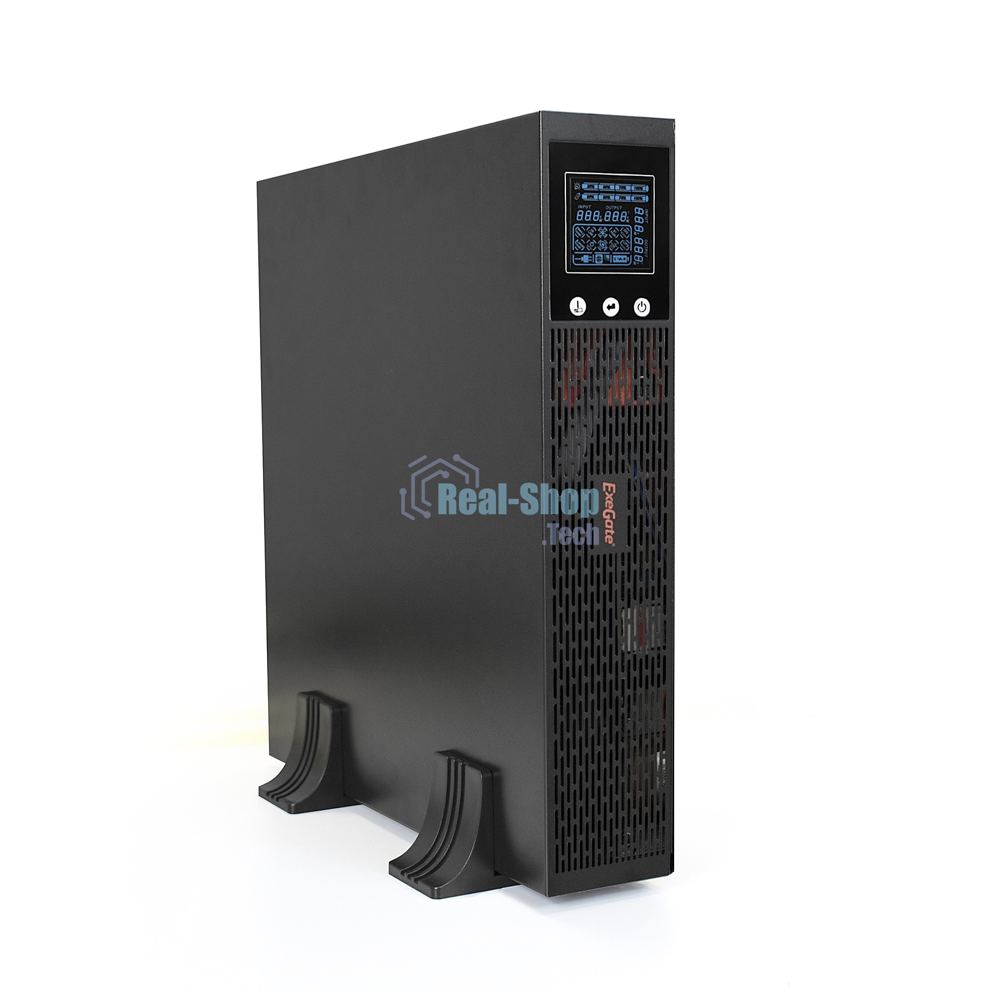 Источник бесперебойного питания Pure Sine Wave ExeGate SinePower UHB-3000.LCD.AVR.C13.RJ.USB.2U 3000VA/2400W,8*C13,RM/Tower