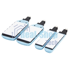 Щипцы для волос Galaxy GL 4505, голубой, 65 Вт, нагревательный элемент с защитой от перегрева, сменные пластины с керамическим покрытием: 89x27,5 мм и 89x57 мм, ЖК-дисплей с индикацией температуры, регулятор температурных режимов, шнур питания, вращающийс