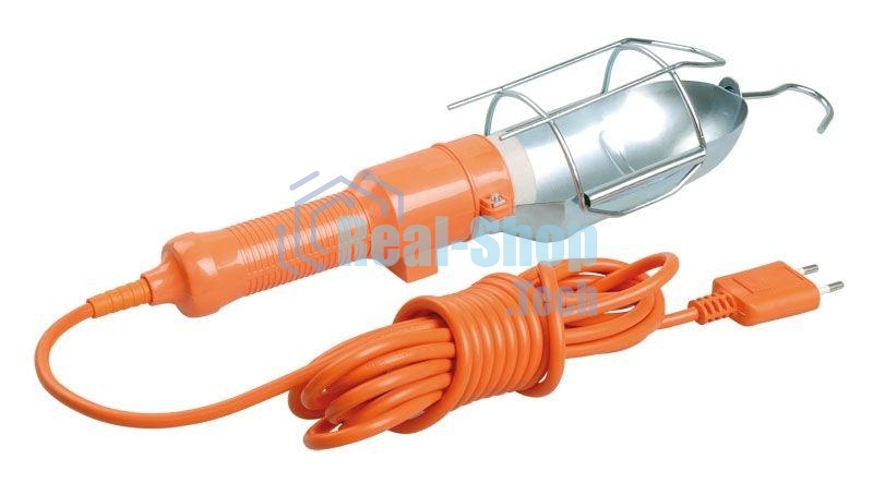 Светильник переносной УП-1P пл. вил. с выкл. 2Р 5м ИЭК WSP20-05-K09