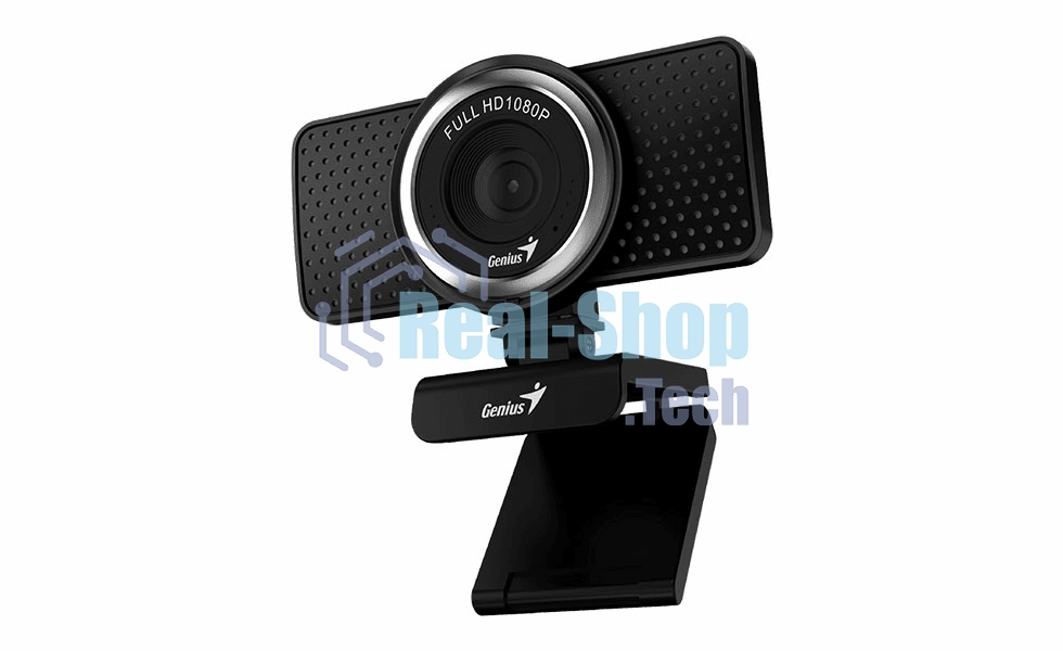 Веб-камера Genius eCam 8000 1920x1080, 30 кадр/с, USB Type-A, микрофон (шумоподавление), универсальное крепление