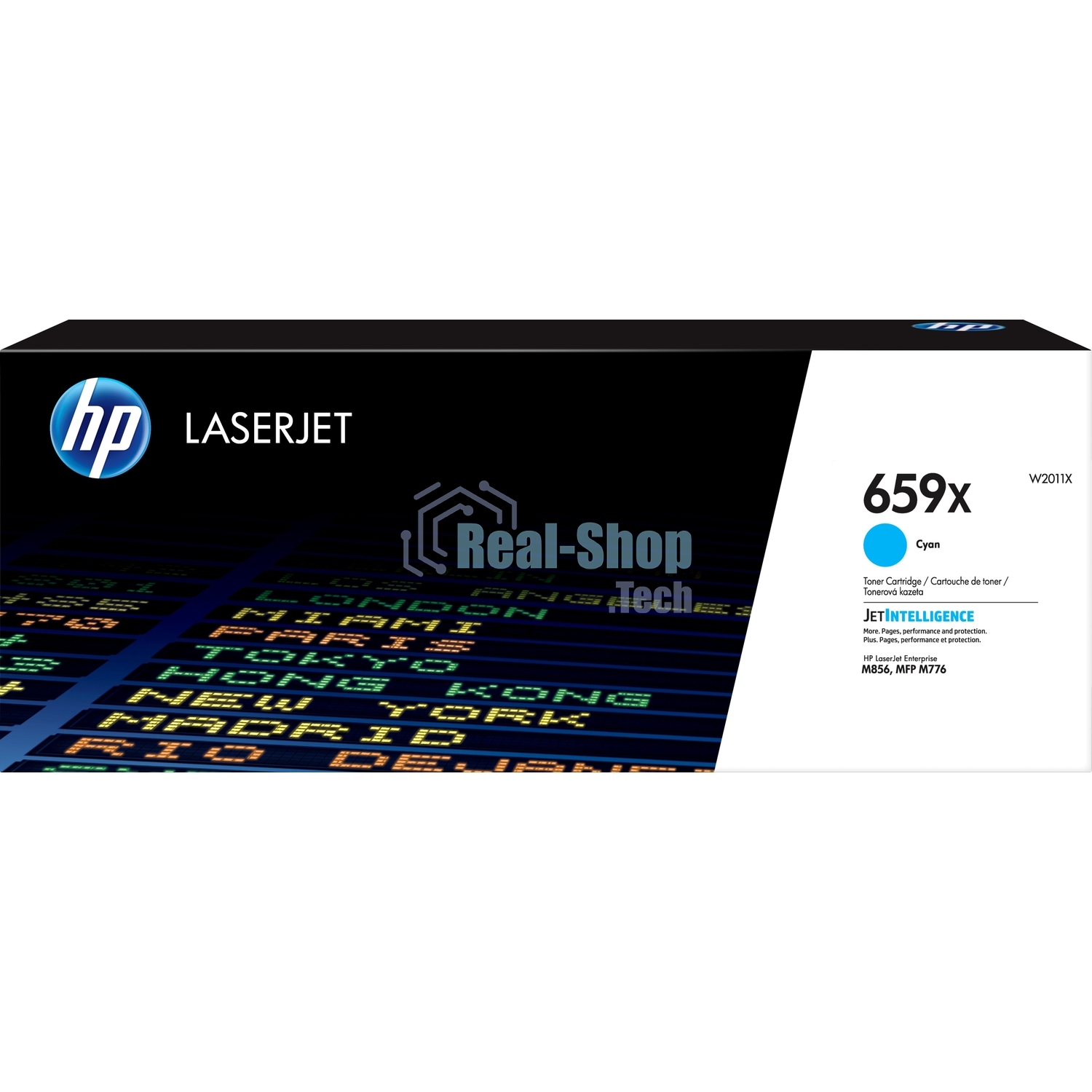 Картридж лазерный HP 659X W2011X голубой для HP LJ M856/M776 (29000 стр.)