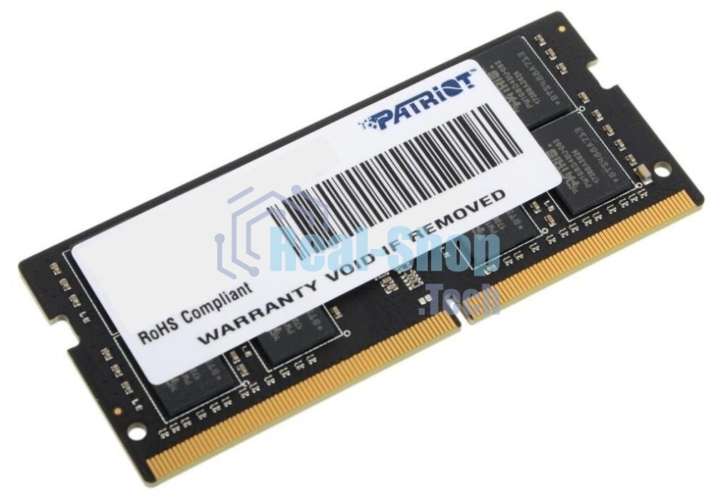 Оперативная память Patriot Signature, DDR4, 16GB (1x16 GB), 3200 MHz, CL22, SO-DIMM