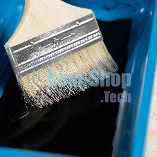 Кисть плоская Sparta 100 мм, натуральная щетина, деревянная ручка, для масляных краскок, лаков