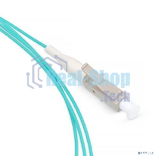 Пигтейл Cabeus, LC, OM3 50/125, 1,5м, бежевый хвостовик, бирюзовый